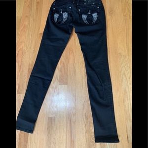 Miss Me size 27 x 32 Black Skinny